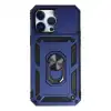 Apple İphone 14 Pro Max Kılıf Pars Lens Yüzüklü Silikon - Lacivert