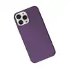 Apple İphone 14 Pro Max Kılıf Pc Sert Şeffaf Kapak - Mor