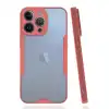 Apple İphone 14 Pro Max Kılıf Platin Silikon - Pembe