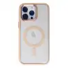 Apple İphone 14 Pro Max Kılıf Room Magneticsafe Silikon - Pudra
