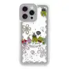 Apple İphone 14 Pro Max Kılıf Sweet Desenli Silikon Kapak - Açık Mavi