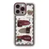 Apple İphone 14 Pro Max Kılıf Sweet Desenli Silikon Kapak - Şeffaf