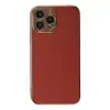 Apple İphone 14 Pro Max Kılıf Volet Silikon - Kırmızı