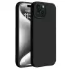 Apple İphone 15 Kılıf First Silikon - Siyah