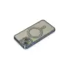 Apple İphone 15 Kılıf Joke Simli Magneticsafe Kılıf - Lacivert