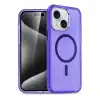 Apple İphone 15 Plus Kılıf  Magsafe Kapak - Mor