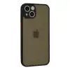 Apple İphone 15 Plus Kılıf Montreal Silikon Kapak - Siyah