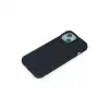 Apple İphone 15 Plus Kılıf Nano İçi Kadife Silikon - Lacivert