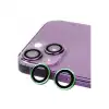 Apple İphone 15 Plus Raze Metal Kamera Lens - Yeşil