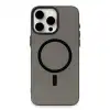 Apple İphone 15 Pro Kılıf Anka Pc Magneticsafe Sert Metal Kapak - Siyah