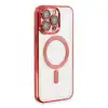 Apple İphone 15 Pro Kılıf Kross Magneticsafe Kapak - Kırmızı