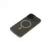 Apple İphone 15 Pro Kılıf Lodos Magneticsafe Mat Kapak - Titan Gri