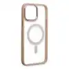 Apple İphone 15 Pro Kılıf Room Magneticsafe Silikon - Pudra