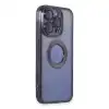 Apple İphone 15 Pro Kılıf Slot Silikon - Mor