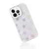 Apple İphone 15 Pro Lumi Desenli Kapak - Beyaz