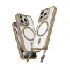 Apple İphone 15 Pro Max Kılıf Enka Magsafe Silikon Kılıf - Desert