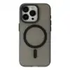 Apple İphone 15 Pro Max Kılıf Lodos Magneticsafe Mat Kapak - Siyah