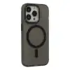 Apple İphone 15 Pro Max Kılıf Lodos Magneticsafe Mat Kapak - Siyah