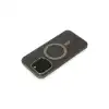 Apple İphone 15 Pro Max Kılıf Lodos Magneticsafe Mat Kapak - Titan Gri