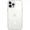 Apple İphone 15 Pro Max Kılıf Magneticsafe Şeffaf Silikon - Şeffaf