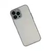 Apple İphone 15 Pro Max Kılıf Montreal Silikon Kapak - Gri