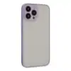 Apple İphone 15 Pro Max Kılıf Montreal Silikon Kapak - Mor