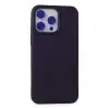 Apple İphone 15 Pro Max Kılıf Nano İçi Kadife Silikon - Mor