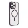 Apple İphone 15 Pro Max Kılıf Room Magneticsafe Silikon - Derin Mor