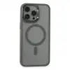 Apple İphone 15 Pro Max Kılıf Room Magneticsafe Silikon - Gri