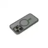 Apple İphone 15 Pro Max Kılıf Room Magneticsafe Silikon - Gri