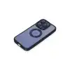 Apple İphone 15 Pro Max Kılıf Slot Silikon - Lacivert