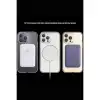 Apple İphone 15 Pro Max Kılıf Tron Şeffaf Magsafe Kapak - Şeffaf