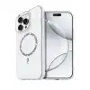Apple İphone 15 Pro Max Live Diamond Magsafe Kapak - Şeffaf