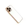 Apple İphone 15 Pro Max Razer Lensli Silikon - Gold