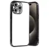 Apple İphone 15 Pro Max Razer Lensli Silikon - Siyah