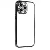 Apple İphone 15 Pro Max Razer Lensli Silikon - Siyah