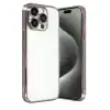 Apple İphone 15 Pro Max Razer Lensli Silikon - Titan Gri