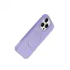 Apple İphone 15 Pro Max Regal Magsafe Standlı Kapak - Lila