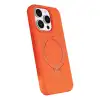 Apple İphone 15 Pro Max Regal Magsafe Standlı Kapak - Turuncu
