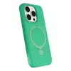 Apple İphone 15 Pro Max Regal Magsafe Standlı Kapak - Yeşil