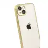 Apple İphone 15 Razer Lensli Silikon - Gold