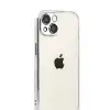 Apple İphone 15 Razer Lensli Silikon - Gümüş