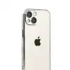 Apple İphone 15 Razer Lensli Silikon - Titan Gri