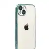 Apple İphone 15 Razer Lensli Silikon - Yeşil