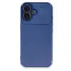 Apple İphone 16 Kılıf Auto Focus Karbon Kapak - Lacivert