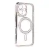 Apple İphone 16 Kılıf Joke Simli Magneticsafe Kılıf - Pembe