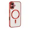 Apple İphone 16 Kılıf Kross Magneticsafe Kapak - Kırmızı