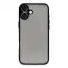 Apple İphone 16 Kılıf Montreal Silikon Kapak - Siyah