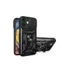 Apple İphone 16 Kılıf Pars Lens Yüzüklü Silikon - Siyah