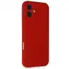 Apple İphone 16 Plus Kılıf First Silikon - Kırmızı